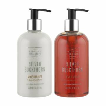 Набор по уходу за руками Scottish Fine Soaps Серебряная облепиха (увлажняющее средство, 300 мл + очищающее средство, 300 мл) Набор по уходу за руками Scottish Fine Soaps Серебряная облепиха (увлажняющее средство, 300 мл + очищающее средство, 300 мл)