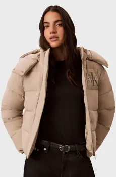 Женская бежевая куртка MONOLOGO Бежевый L Calvin Klein LV047H506G