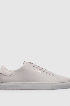 Серые кожаные кроссовки Clean 90