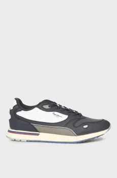 Мужские темно-синие кроссовки BEXLEY SOUTH Синий 41 Pepe Jeans PMS400007