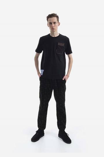 Хлопковая футболка MCQ цвет чёрный однотонный 677270RST631000-BLACK Хлопковая футболка MCQ цвет чёрный однотонный 677270RST631000-BLACK