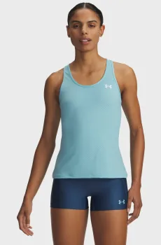 Женская голубая майка Tech Mesh Racer Tank Голубой XS Under Armour 6009989-425