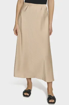 Женская бежевая юбка Бежевый S DKNY P4ANTV04