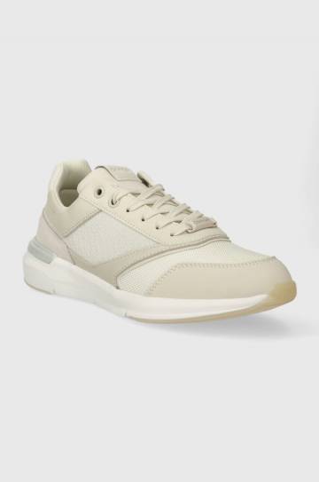 Кроссовки Calvin Klein FLEXI RUNNER - NANO MONO цвет бежевый HW0HW01858 Кроссовки Calvin Klein FLEXI RUNNER - NANO MONO цвет бежевый HW0HW01858