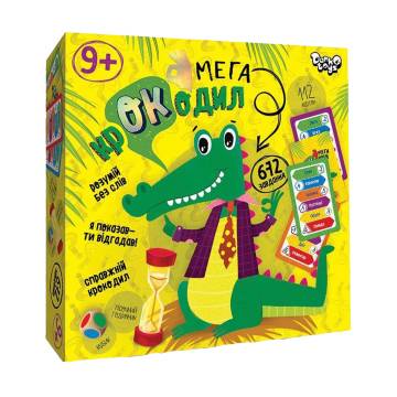 Настольная игра Danko Toys Мега-крокодил, от 9 лет (CROC-03-01U)