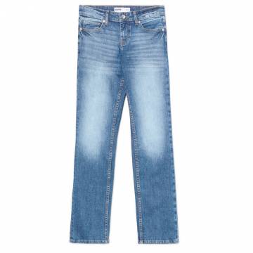 Cropp - Джинси slim з вареним ефектом - синій Cropp - Джинси slim з вареним ефектом - синій
