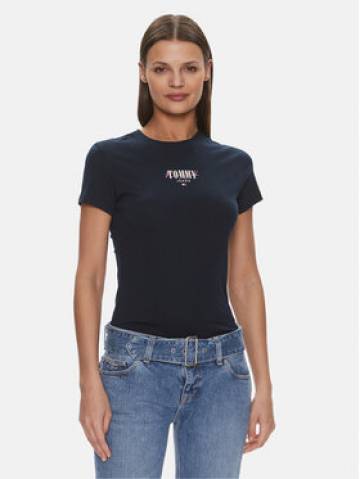 Tommy Jeans Футболка Essential DW0DW17839 Cиній Slim Fit Tommy Jeans Футболка Essential DW0DW17839 Cиній Slim Fit