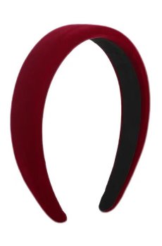 Обруч для волос красный, 1 шт (E25092616)