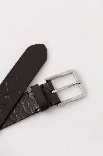 Кожаный ремень Calvin Klein Jeans мужской цвет коричневый Кожаный ремень Calvin Klein Jeans мужской цвет коричневый