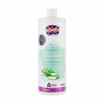 Питательный кондиционер Ronney Aloe Ceramides Nourishing Conditioner для тусклых и сухих волос, с алоэ и керамидами, 1 л Питательный кондиционер Ronney Aloe Ceramides Nourishing Conditioner для тусклых и сухих волос, с алоэ и керамидами, 1 л