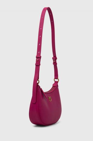 Кожаная сумочка Pinko цвет розовый Кожаная сумочка Pinko цвет розовый