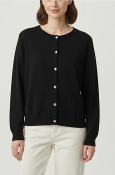 Кофта на ґудзиках - чорний
