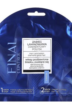 Маска для волос Marion Final Control Hair Lamination Glossy Effect, 20 мл