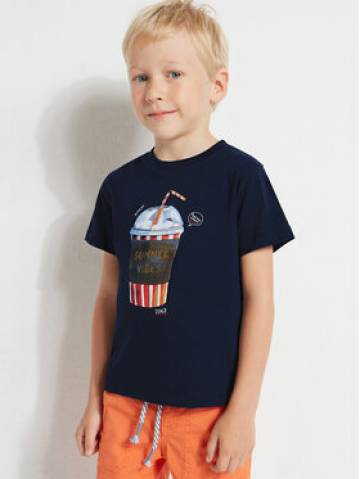 Mayoral Футболка 3014 Cиній Regular Fit Mayoral Футболка 3014 Cиній Regular Fit