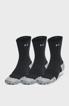 Черные носки (3 пары) UA Velociti Run Cush Черный 31.5-36.5 Under Armour 1387043-001