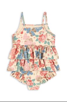 Детский слитный купальник Konges Sløjd MANUCA FRILL SWIMSUIT GRS