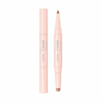 Помада-карандаш для губ 2 в 1 Pupa Vamp! Creamy Duo Contouring Lip Pencil & Brilliant Lipstick 003 Warm Nude, 1 г Помада-карандаш для губ 2 в 1 Pupa Vamp! Creamy Duo Contouring Lip Pencil & Brilliant Lipstick 003 Warm Nude, 1 г