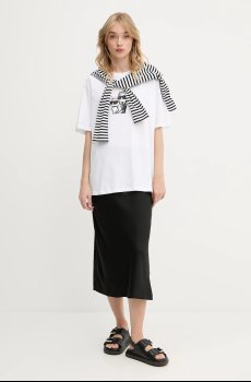 Хлопковая футболка Karl Lagerfeld IKON