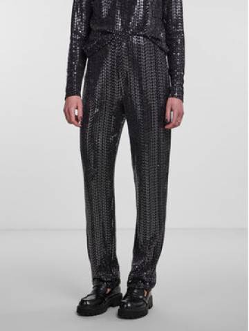 Pieces Штани з тканини 17143896 Чорний Straight Fit Pieces Штани з тканини 17143896 Чорний Straight Fit