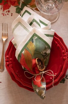 Набор белых сервировочных салфеток GARLAND GLEE из льна