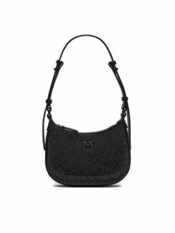 PINKO Сумка PINKO BORSA HALF MOON BABY FULL STRASS BLOCK COLOR + PELLE - 103538-A21O Чорний PINKO Сумка PINKO BORSA HALF MOON BABY FULL STRASS BLOCK COLOR + PELLE - 103538-A21O Чорний