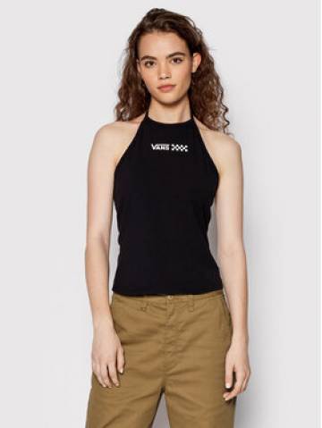 Vans Топ VN0A7RM2 Чорний Regular Fit Vans Топ VN0A7RM2 Чорний Regular Fit