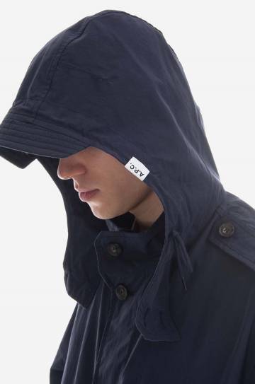 Куртка A.P.C. мужская цвет синий переходная COETZ.M30192-MARINE Куртка A.P.C. мужская цвет синий переходная COETZ.M30192-MARINE