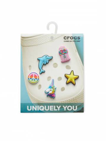 Crocs Прикраса для взуття Jibbitz Girls Rule 5 Pack 10008410 Кольоровий Crocs Прикраса для взуття Jibbitz Girls Rule 5 Pack 10008410 Кольоровий
