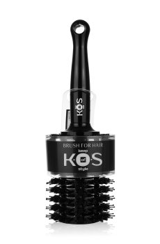 Браш для волосся K.O.S D45 комбінований, продувний, чорний
