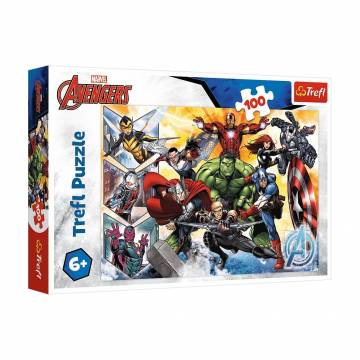 Пазлы Trefl Marvel, Сила Мстителей, от 6 лет, 100 элементов (16431)