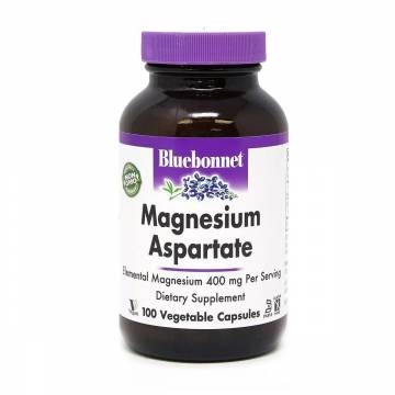 Аспартат магния Bluebonnet Nutrition Magnesium Aspartate 400 мг, 100 капсул