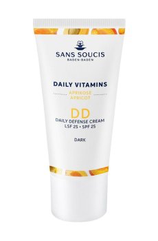 DD-крем для лица Sans Soucis Daily Vitamins Apricot DD Daily Defense Cream, SPF 25, Dark, 30 мл