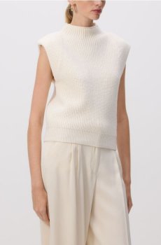 Reserved - Жилетка з підплічниками - кремовий - 763JL-01X