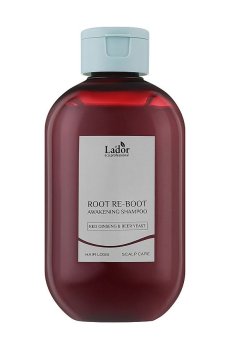 Шампунь Lador Root Re-Boot Awakening Shampoo Red Ginseng & Beer Yeast для роста волос, 350 мл