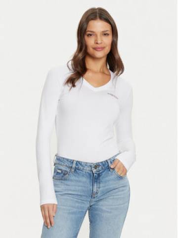 Guess Jeans Блузка W4YI21 J1314 Білий Slim Fit Guess Jeans Блузка W4YI21 J1314 Білий Slim Fit