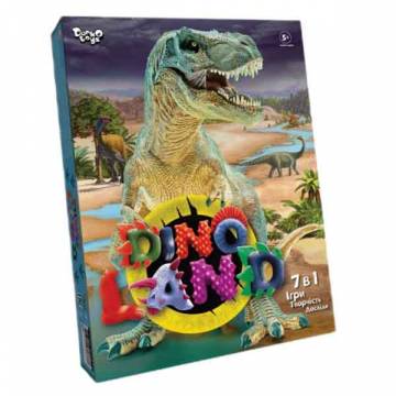 Набір креативної творчості Danko toys Dino Land 7 в 1 (DL-01-01U) Набір креативної творчості Danko toys Dino Land 7 в 1 (DL-01-01U)