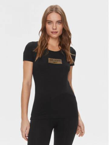 Guess Футболка W4RI33 J1314 Чорний Slim Fit Guess Футболка W4RI33 J1314 Чорний Slim Fit