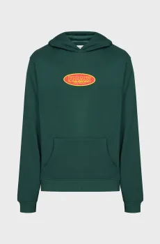 Мужское зеленое худи Relaxed Oval Logo H GOTS Зеленый M Preach 206294