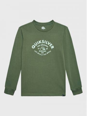 Quiksilver Блузка Script Talk EQBZT04514 Зелений Regular Fit Quiksilver Блузка Script Talk EQBZT04514 Зелений Regular Fit