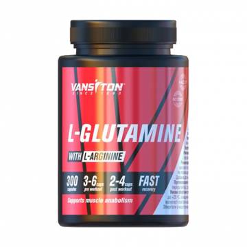 L-Глютамин Vansiton L-Glutamine, 300 капсул L-Глютамин Vansiton L-Glutamine, 300 капсул