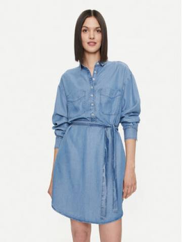 United Colors Of Benetton Сукня-сорочка 4KHNDV085 Голубий Regular Fit United Colors Of Benetton Сукня-сорочка 4KHNDV085 Голубий Regular Fit