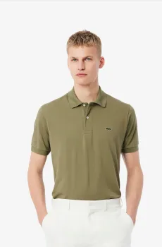 Мужское зеленое поло Зеленый L Lacoste PH9851BMY