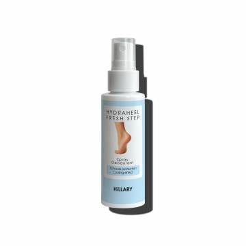 Освіжувальний спрей-дезодорант для ніг Hillary HydraHeel FreshStep Spray-Deodorant, 100 мл Освіжувальний спрей-дезодорант для ніг Hillary HydraHeel FreshStep Spray-Deodorant, 100 мл