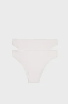 Женские белые трусики (2 шт) Белый L womensecret 7683073