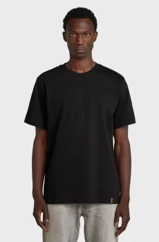 Мужская черная футболка Essential Черный L G-Star RAW D27769,D709