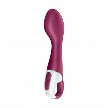 Вагинальный смарт-вибратор Satisfyer Hot Spot Vibrator с функцией подогрева, бордовый, 1 шт Вагинальный смарт-вибратор Satisfyer Hot Spot Vibrator с функцией подогрева, бордовый, 1 шт