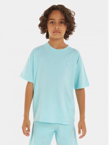 Calvin Klein Jeans Футболка Mono Mini Badge IU0IU00580 M Голубий Regular Fit Calvin Klein Jeans Футболка Mono Mini Badge IU0IU00580 M Голубий Regular Fit