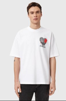 Хлопковая футболка AllSaints CHASTE