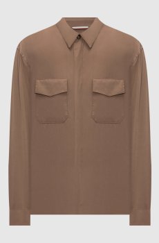 Коричневая рубашка