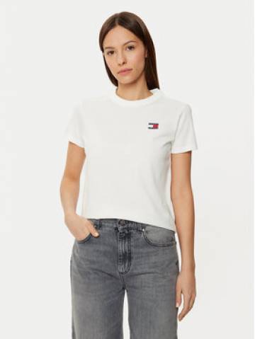 Tommy Jeans Футболка DW0DW20153 Білий Regular Fit Tommy Jeans Футболка DW0DW20153 Білий Regular Fit